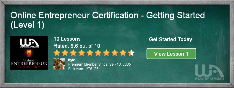 Online Entrepreneur Certification Banner